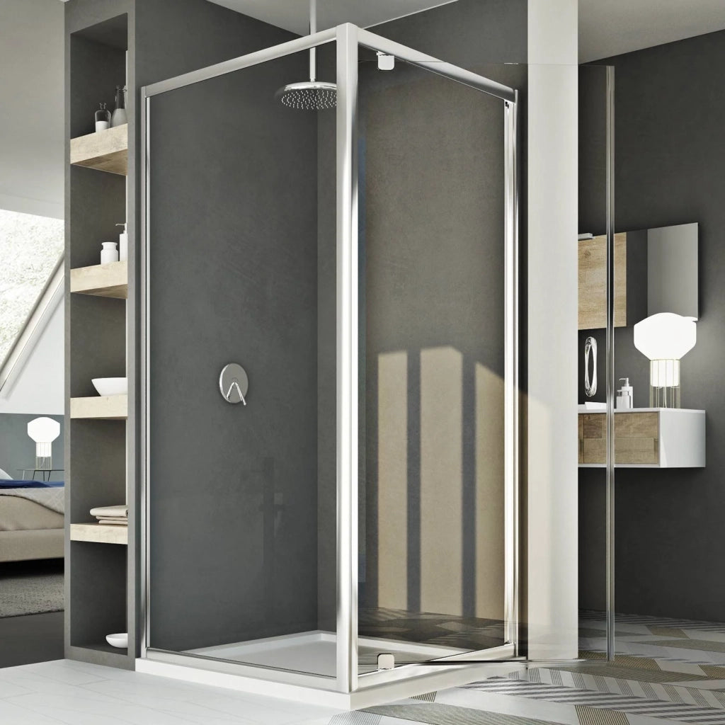 Box Doccia 70x90 AP. 70 CM H185 trasparente mod. Sintesi Duo 1 Anta