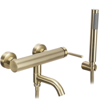 Rubinetto Da Vasca Rea Argon Brush Gold