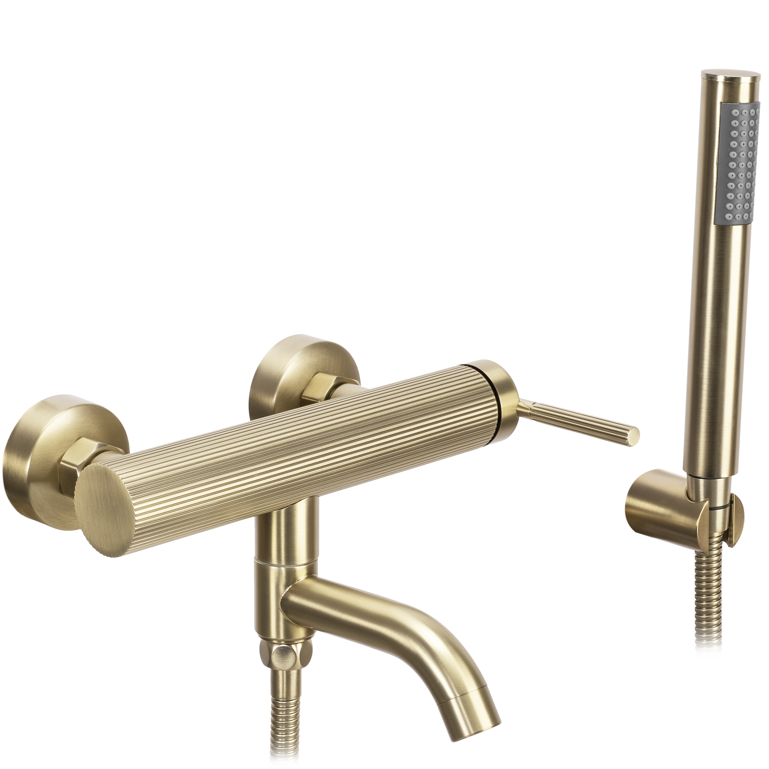 Rubinetto Da Vasca Rea Argon Brush Gold