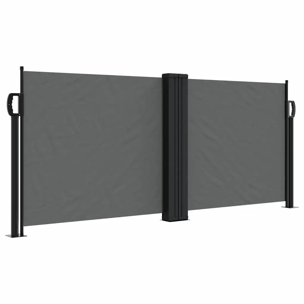 Tenda da Sole Laterale Retrattile-Tenda parasole per balcone Antracite 100x1000 cm 433969