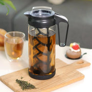 Caffè Cold Brew, 1,3 litri, macchina per caffè cold brew, filtro a gas in acciaio inossidabile, fondo antiscivolo in silicone, tè, caffè e le tue bevande preferite