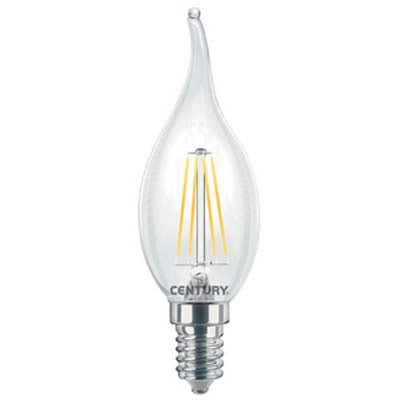 LAMPADA WIRE LED FIAMMA INCANTO CENTURY - CALDA VOLT 230 WATT 4 LUMEN 470 E14- 5 pezzi