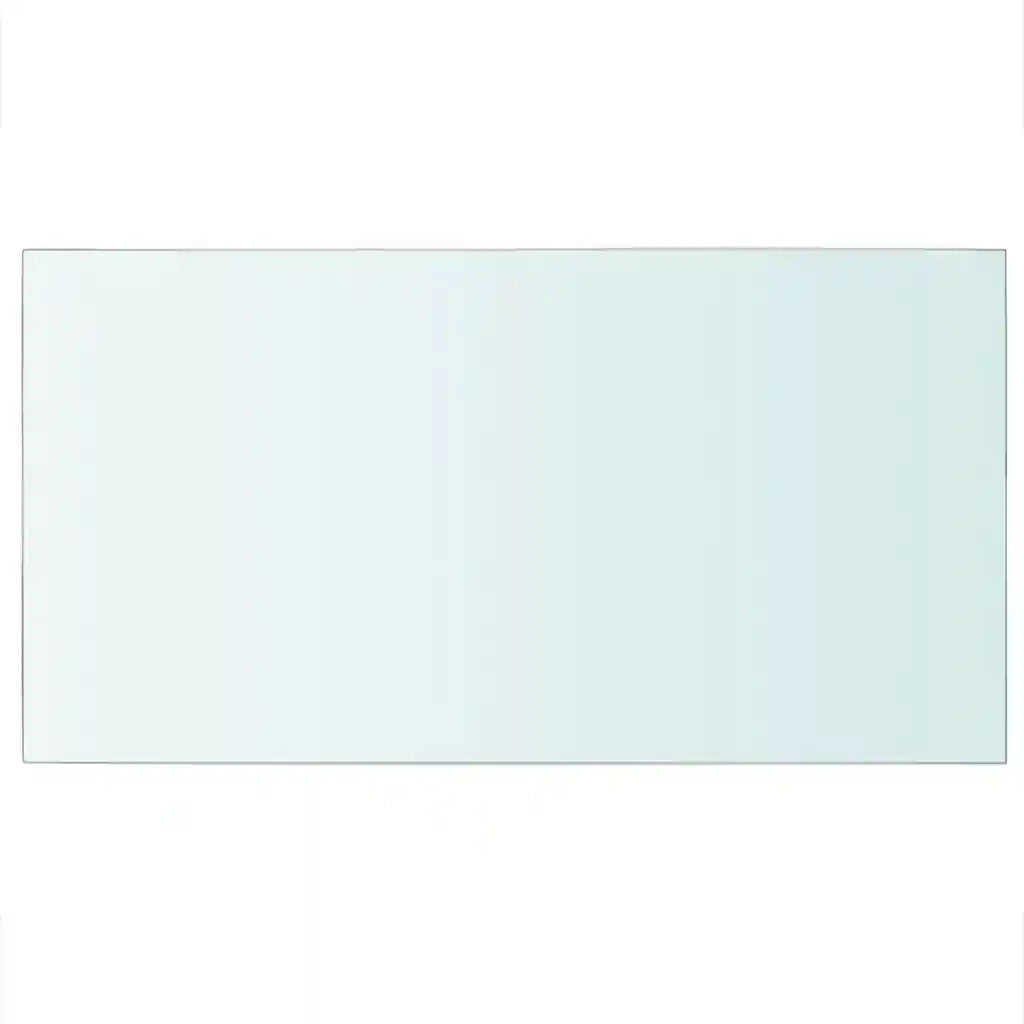 Mensola in Vetro Trasparente 40x25 cm 243815