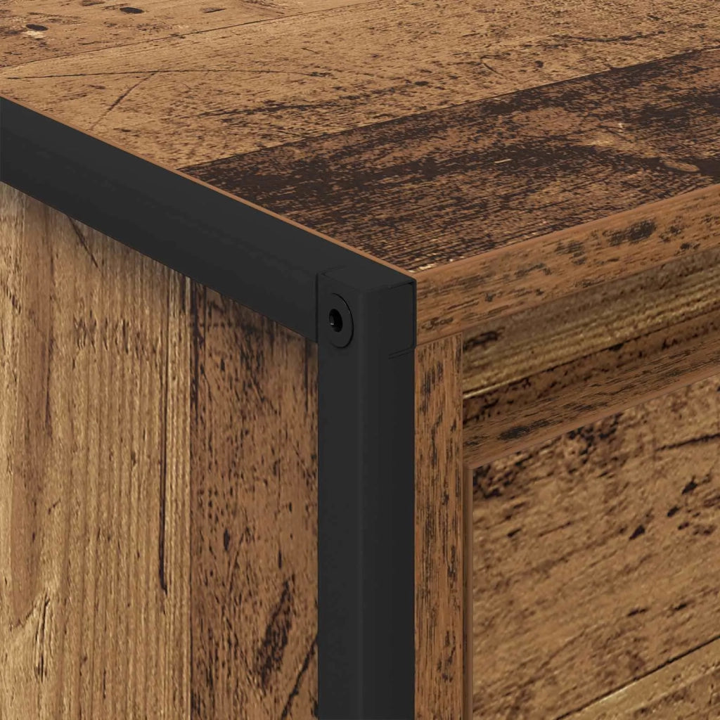 Tavolino da salotto con cassetto Legno vecchio 100 x 46 x 40 cm 886448