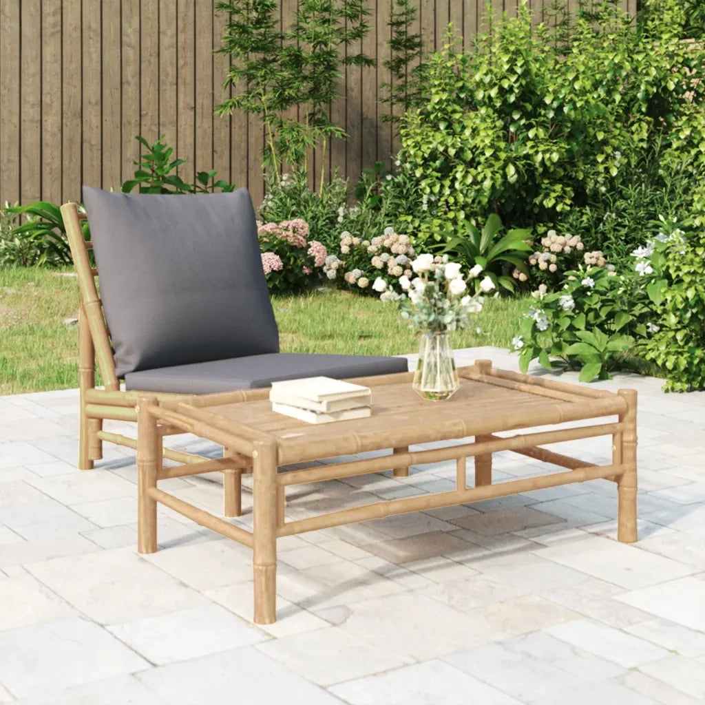 Tavolino da Giardino 100x55x33 cm in BambÃ¹cod mxl 94689