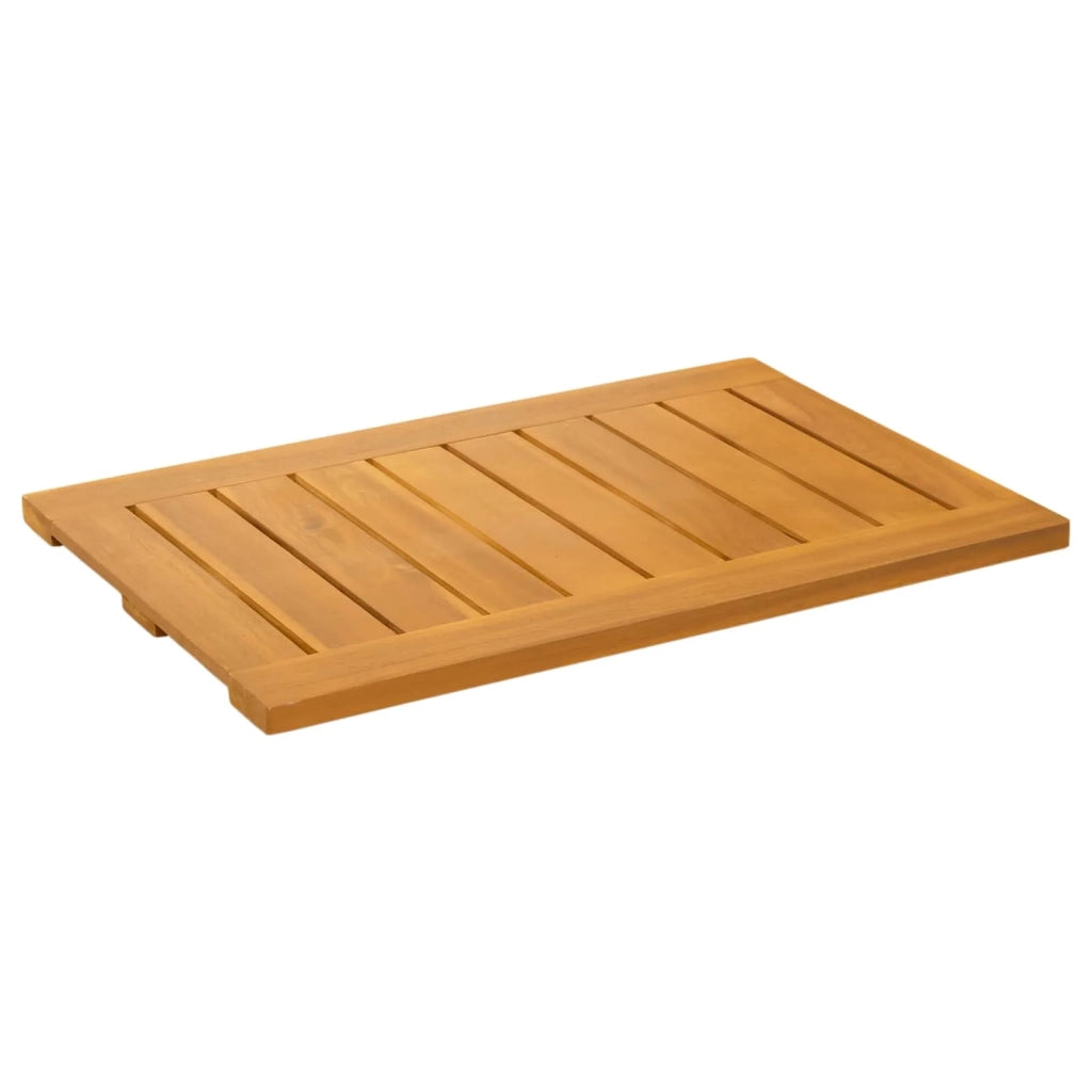 Tappeto da bagno Tinta unita Marrone 60 x 40 cm legno 42025266