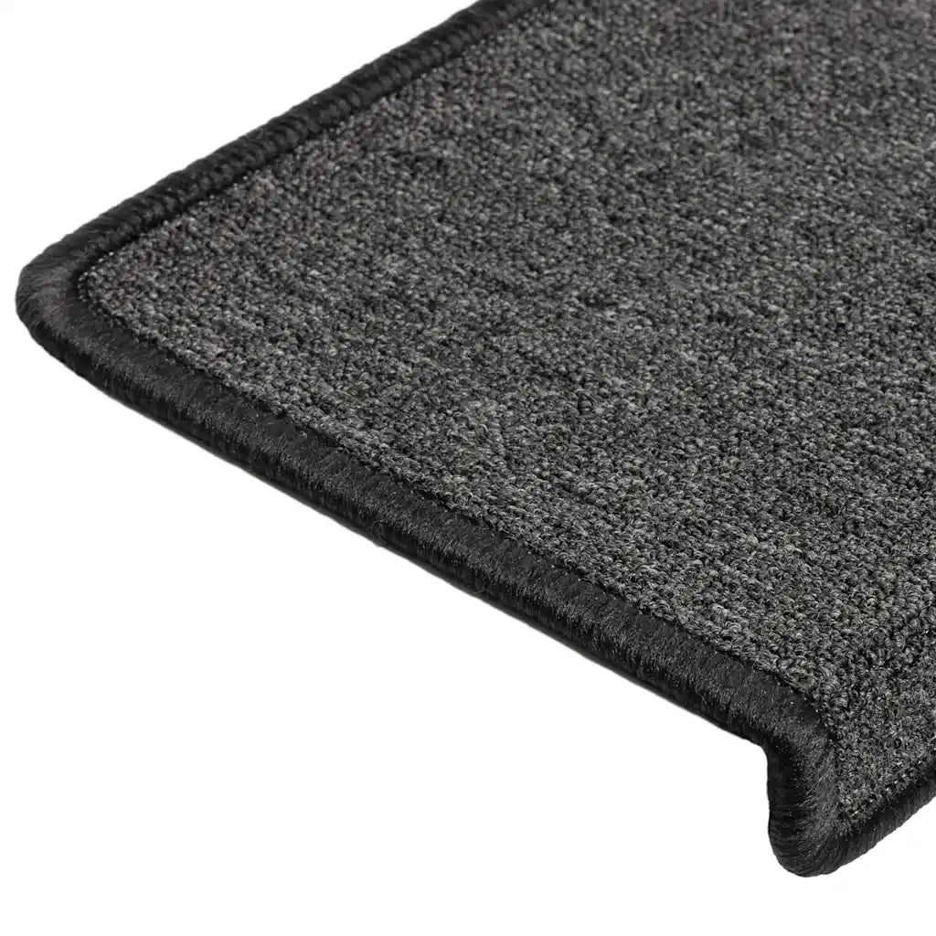 Tappetini per Scale 30 pz 65x21x4 cm Antracite
