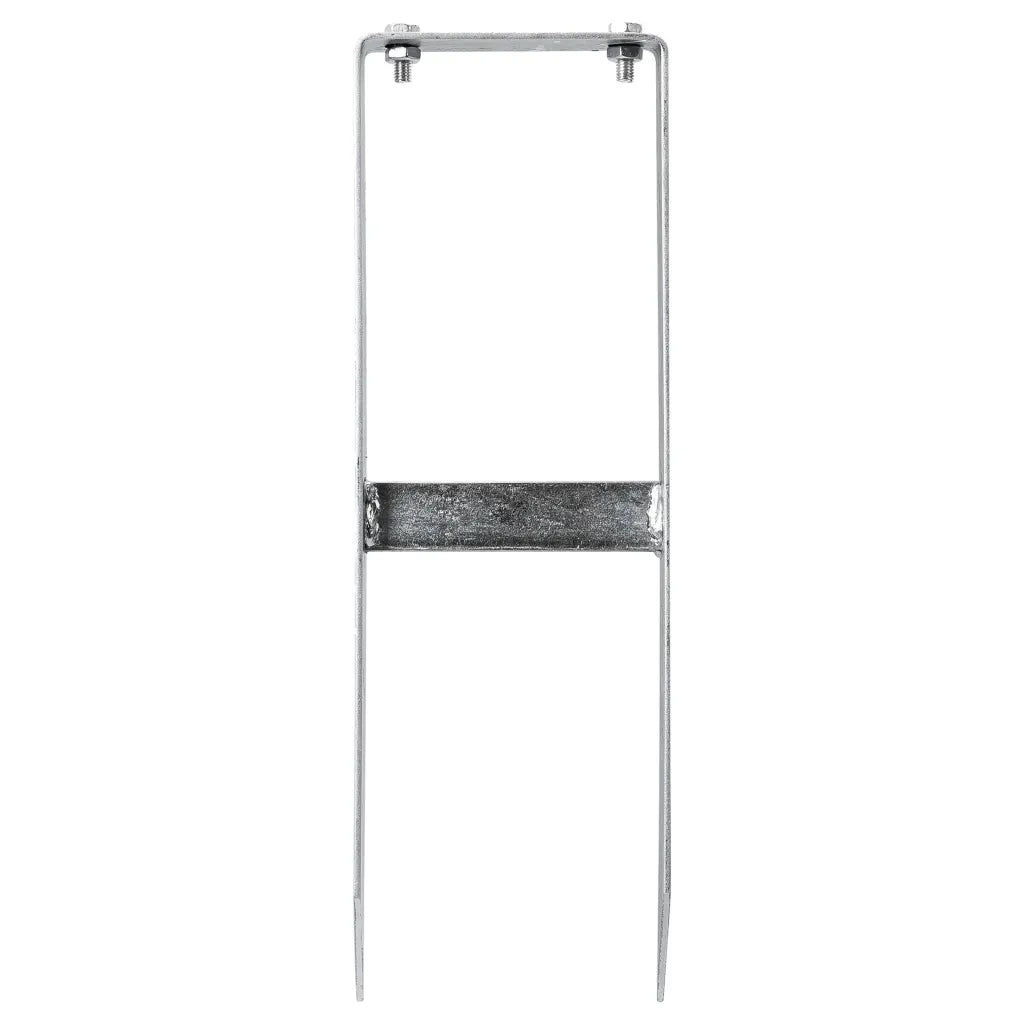Picchetti di Terra 2 pz per Recinzione WPC in Acciaio 40 cm cod mxl 77325