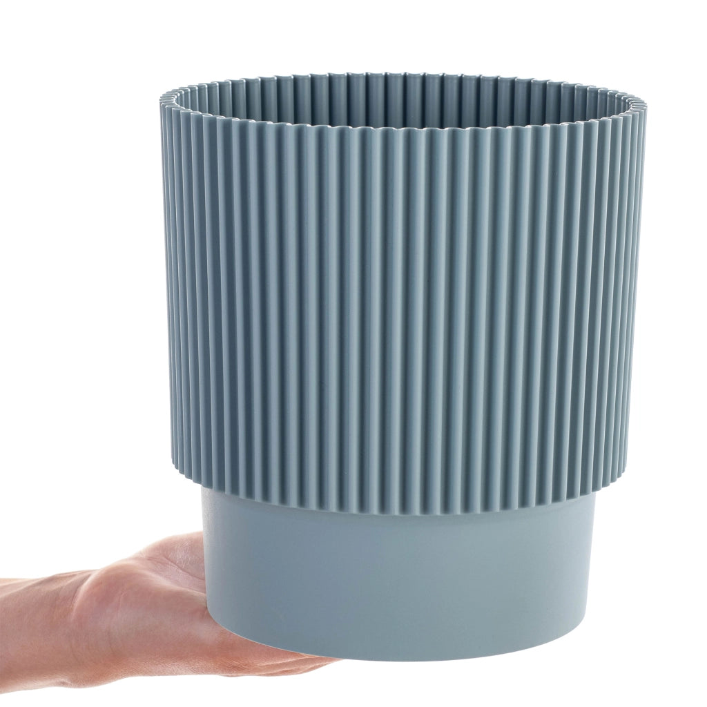 Vaso da fiori KADAX 17 cm, copertura per piante, vaso da fiori in plastica verde
