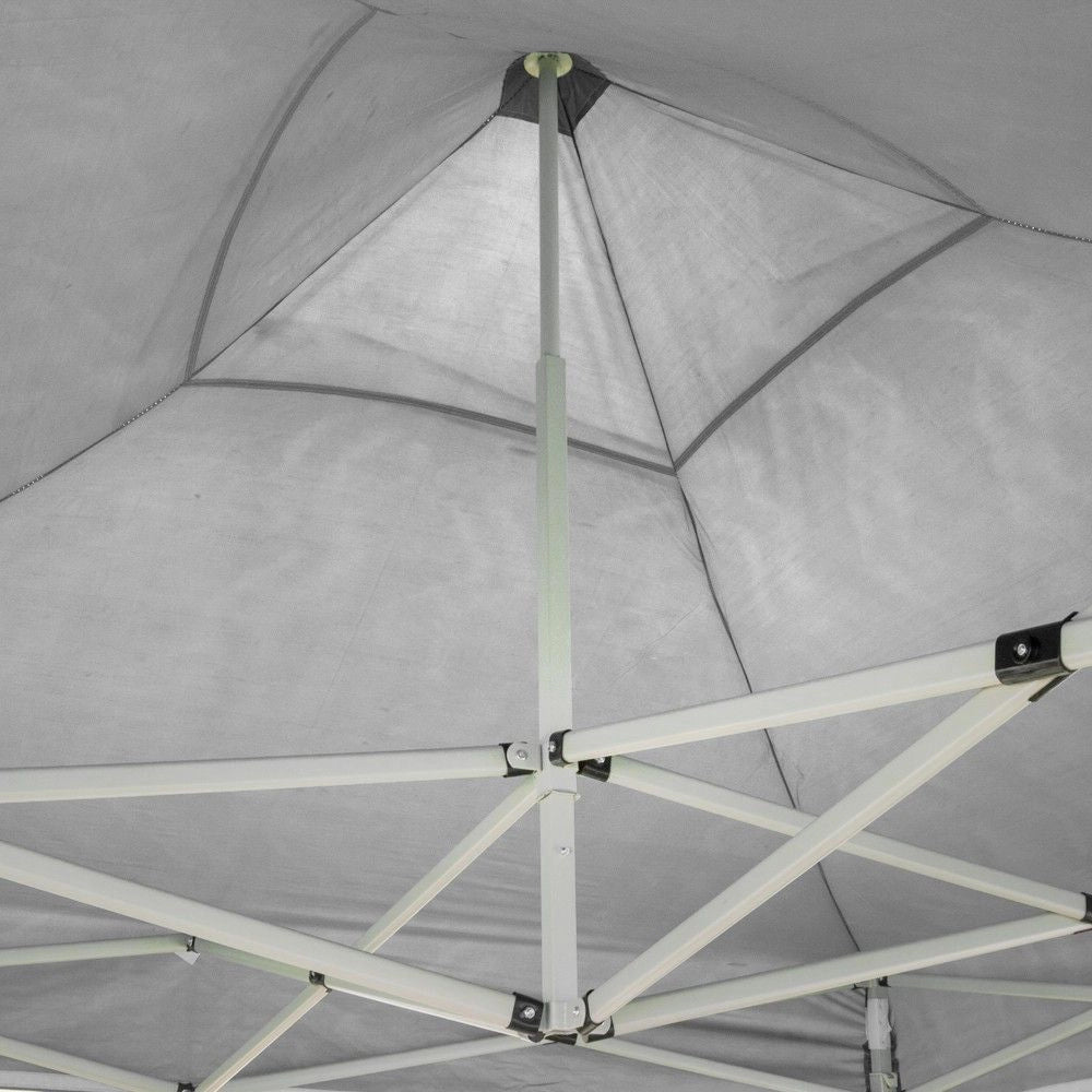 Tetto di Ricambio Impermeabile per Gazebo 2x2 m Market in Tessuto Oxford Bianco