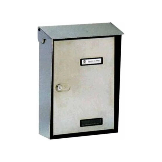 Silmec Cassetta Lettere Inox Tetto Ap 10-015