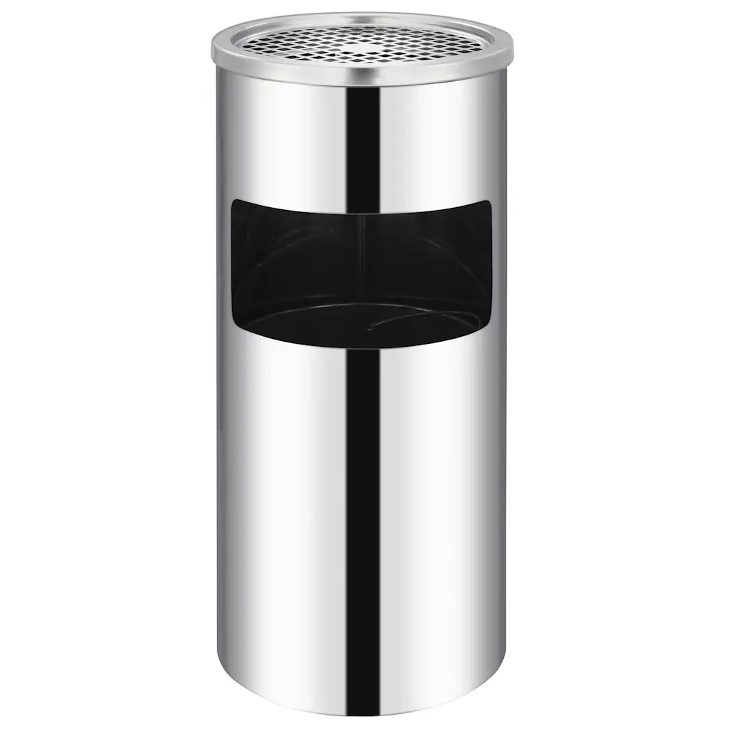 Pattumiera con Posacenere da Parete Acciaio Inox 26 L CFW5220046