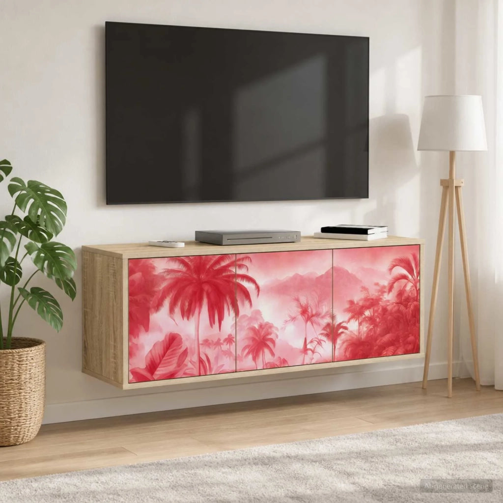 Mobile TV da Parete AACHEN 102 x 33 x 40 cm Rovere Sonoma 8007183