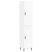 Buffet credenza cassettiera mobiletto mobile contenitore organizer cucina soggiorno salotto alto 34,5 x 34 x 180 cm legno ingegnerizzato bianco 02_0032282
