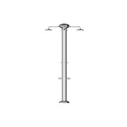 Doccia da Giardino Quadrupla 4 Temporizzatori e 2 Lavapiedi ATI Docce MUL-4P Inox Anodizzato