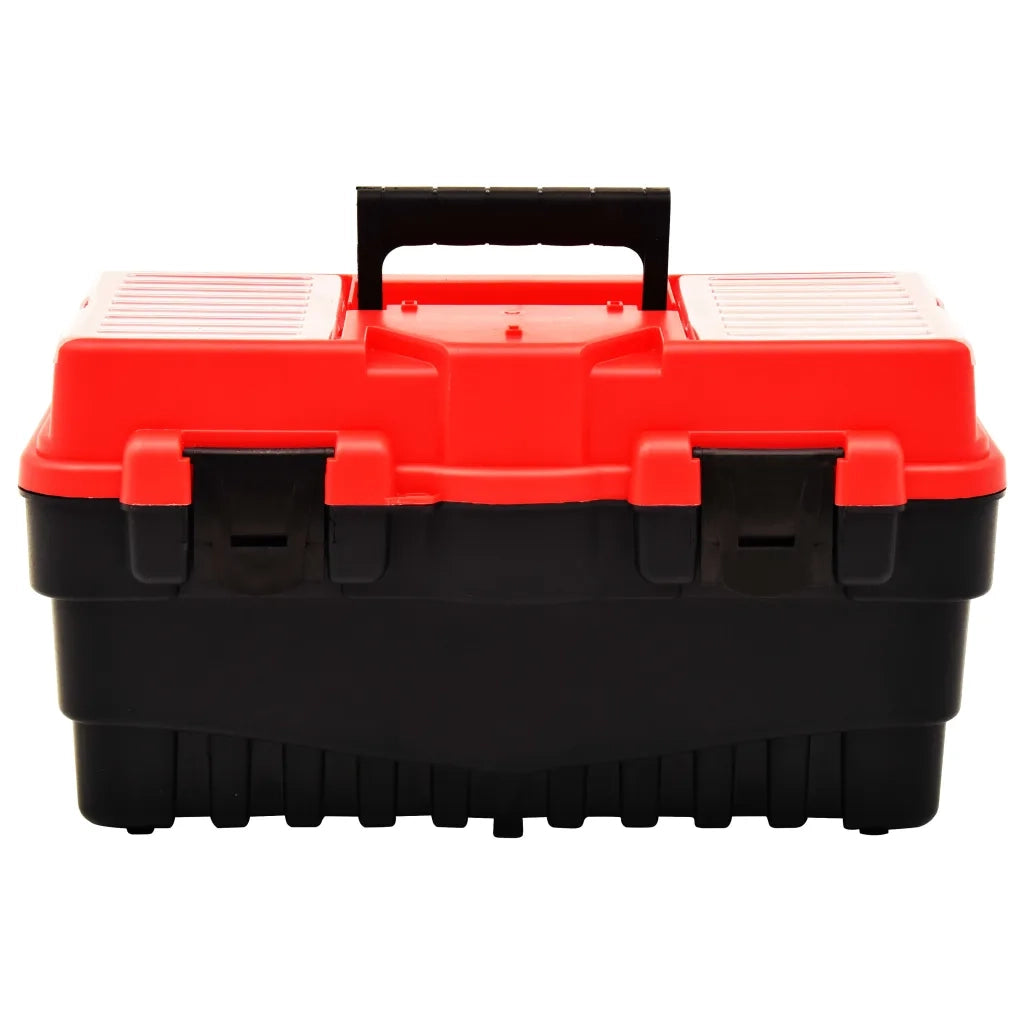 Cassetta degli Attrezzi in Plastica 462x256x242 mm Rossa 146269