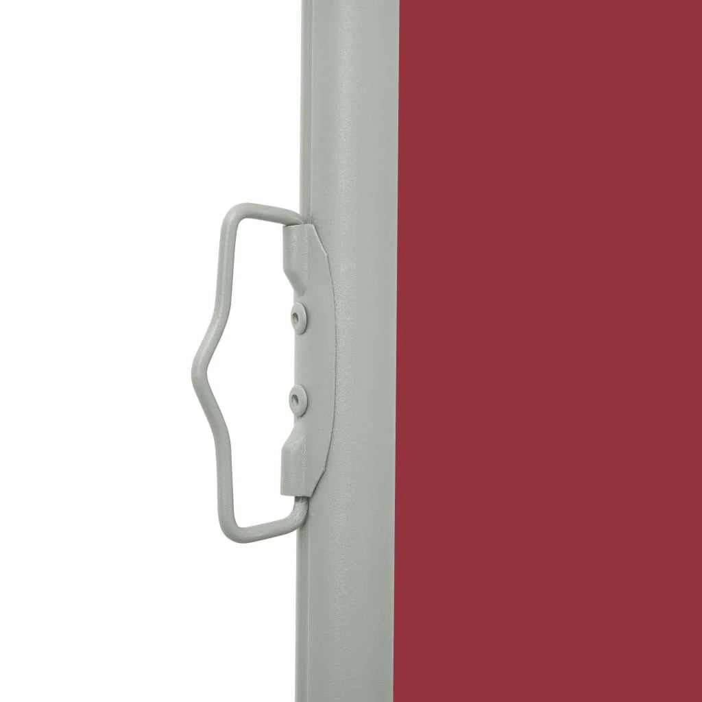 Tenda da sole laterale retrattile/schermo privacy per patio giardino terrazza balcone 100 x 300 cm rosso 02_0007187