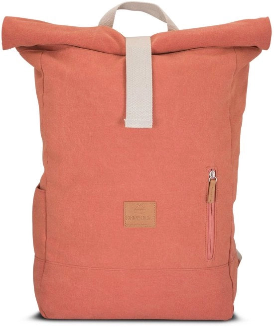 Zaino Rolltop per Uomo e Donna - Rosso - Adam Large - 16" Porta Laptop - Canvasso Robusto - Impermeabile