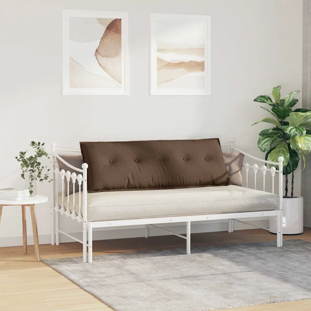 Cuscino per Schiena Marrone 140 x 19 x 50 cm Tessuto