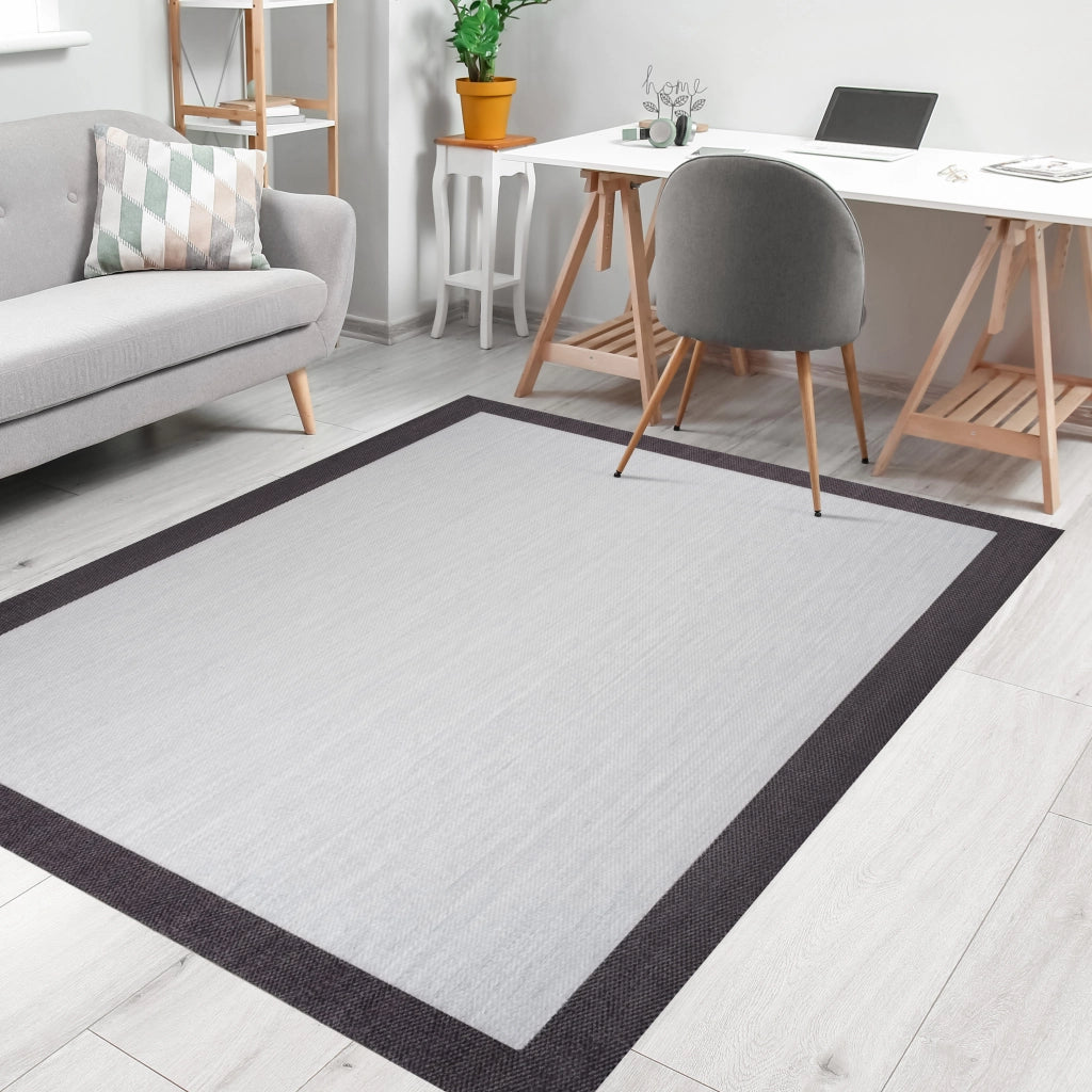 Tappeto vinilico di alta qualità grigio piombo 120x180