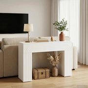 Tavolino da salotto Bianco 102 x 35 x 75 cm 899927