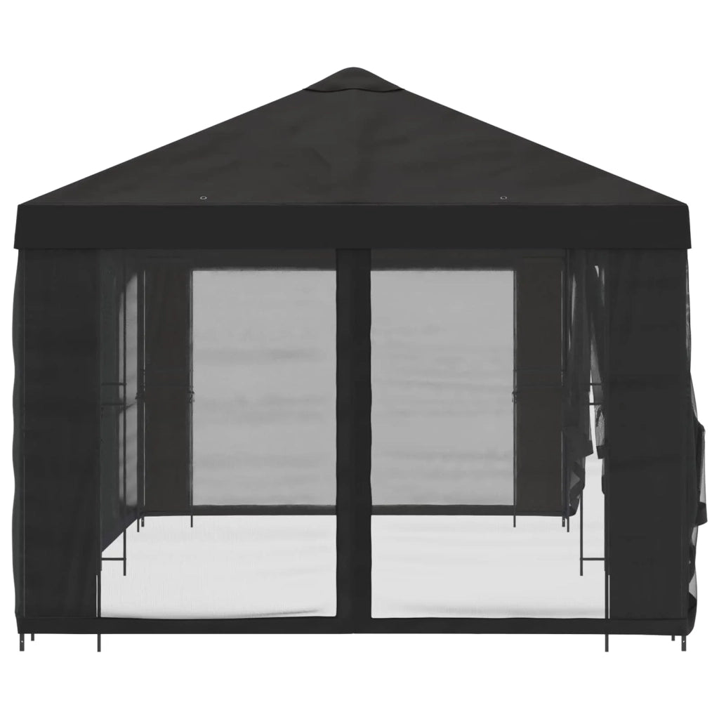 Gazebo con pareti laterali 6 x 3 m Antracite 3376021