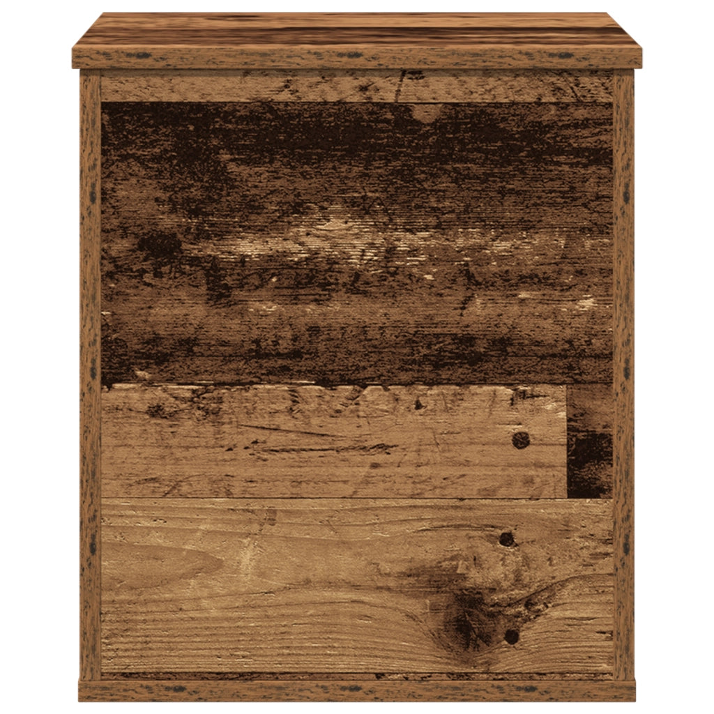 Cassa di stoccaggio in legno usato 40x42x46 cm in legno ingegnerizzato