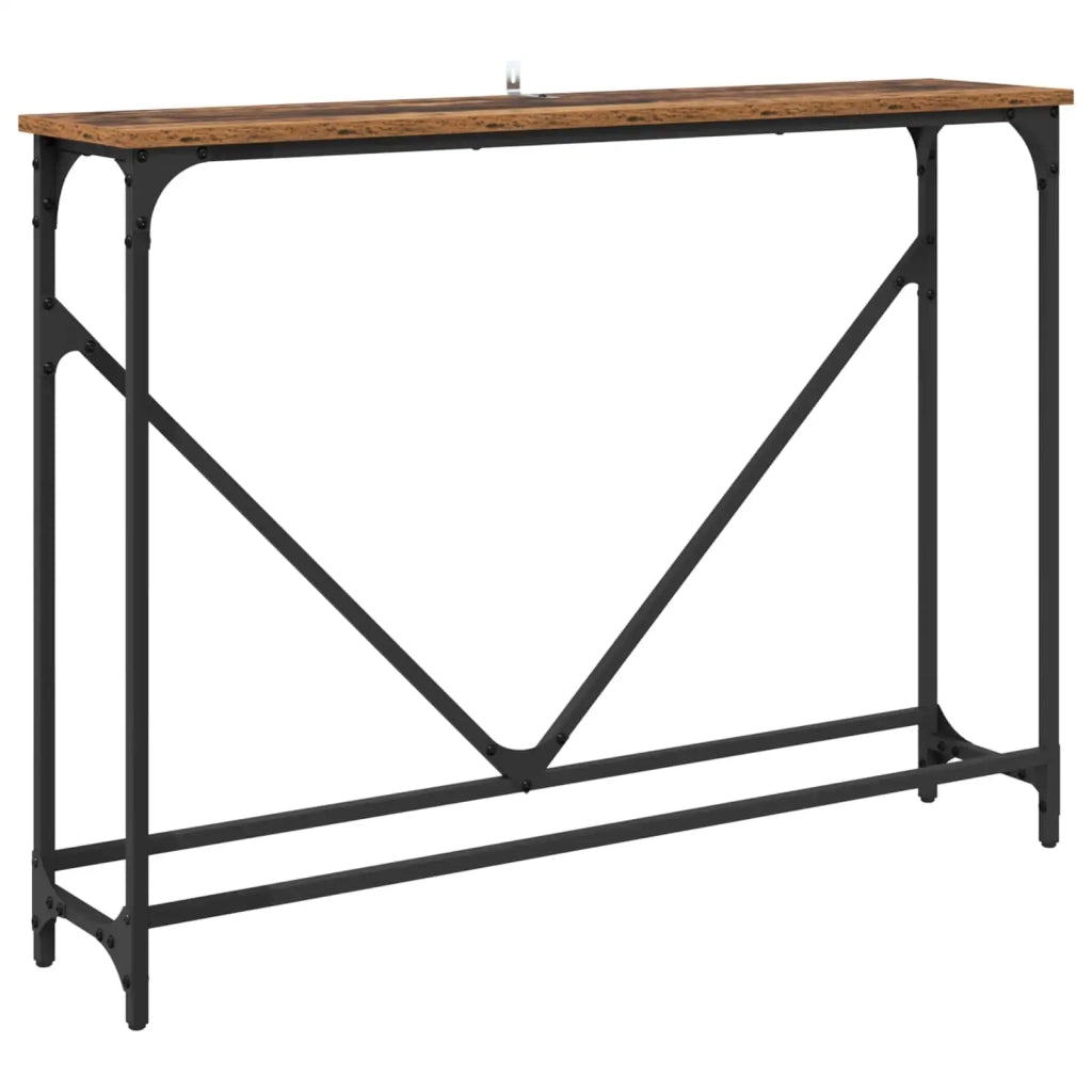Tavolo consolle Legno vecchio 102 x 23 x 75 cm