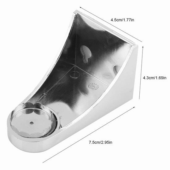 Organizzatore Magnetico per Sapone - Materiale ABS Durevole - Utilizzabile in Bagno - Ideale per la Cucina - Adesivo Permanente - Dimensioni 7,5 x 4,5 x 4,3 cm - Dispensatore di Sapone