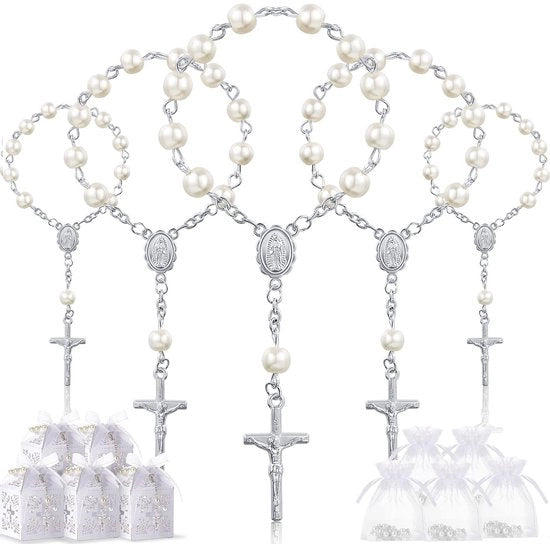 Decorazione da Altare per 50 Pezzi - Acrilico - Scatola di Regalo - Decorazione per la Comunione - Decorazione Portatile - Elegante Presentazione - Regalo