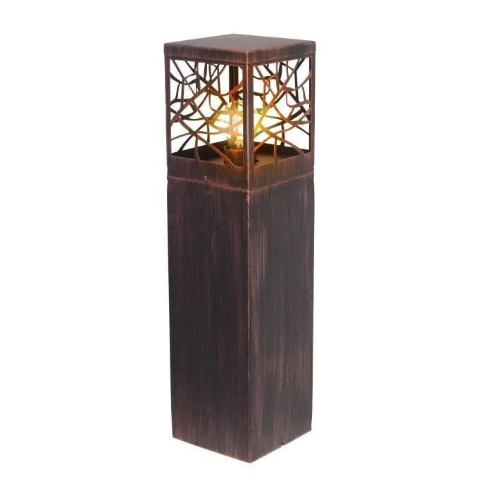 BRILLIANT - WHITNEY Paletto da esterno - color ruggine - metallo/plastica E27 1x52W