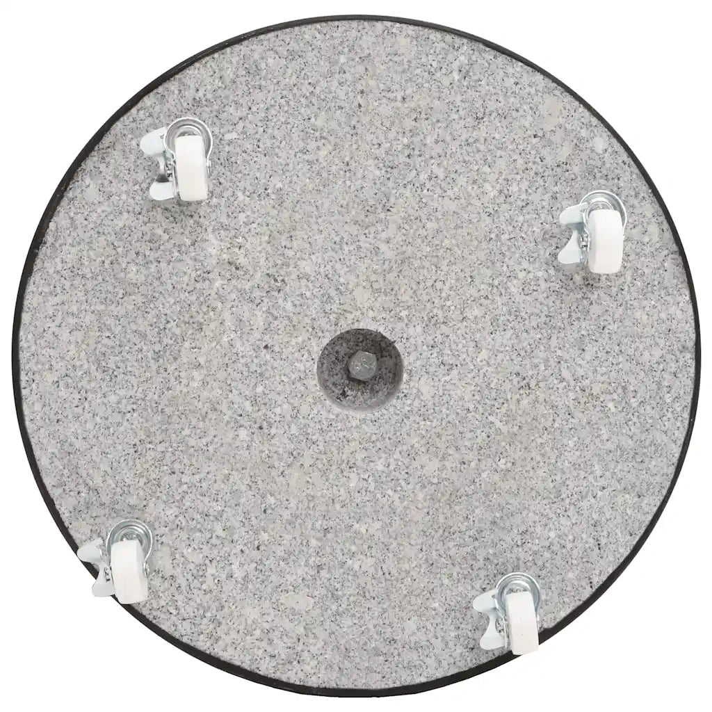 Base per Ombrellone in Granito 30 kg Circolare Nera CFW7609565