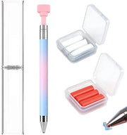 Penna per pittura con diamanti - 6 pezzi di pasta da applicare - Sistema di applicazione facile - Esperienza di confezionamento precisa - Processo di applicazione efficiente - Ideale per DIY - Penna per confezionamento