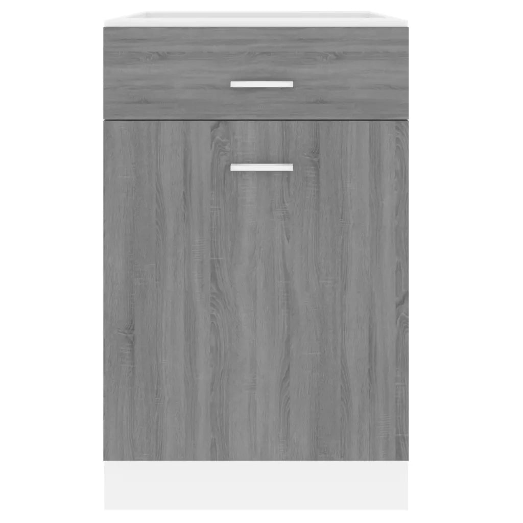 Mobile con Cassetto “Lyon” Grigio Sonoma 50x46x81,5 815574
