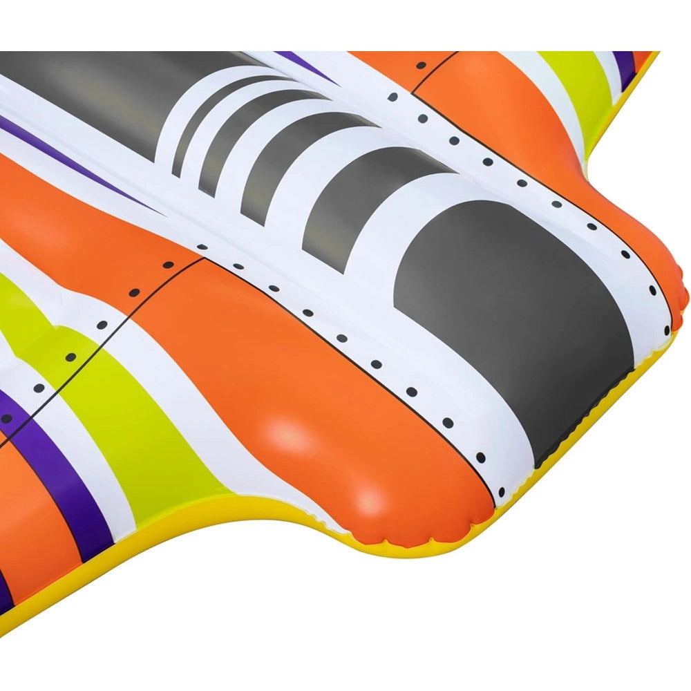 Trade Shop - Cavalcabile Gonfiabile Splash Shuttle 117x107cm Galleggiante Con Maniglia Pistola 41503 -