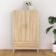Credenza Rovere Sonoma 70x31x115 cm in Legno Multistrato cod mxl 18691