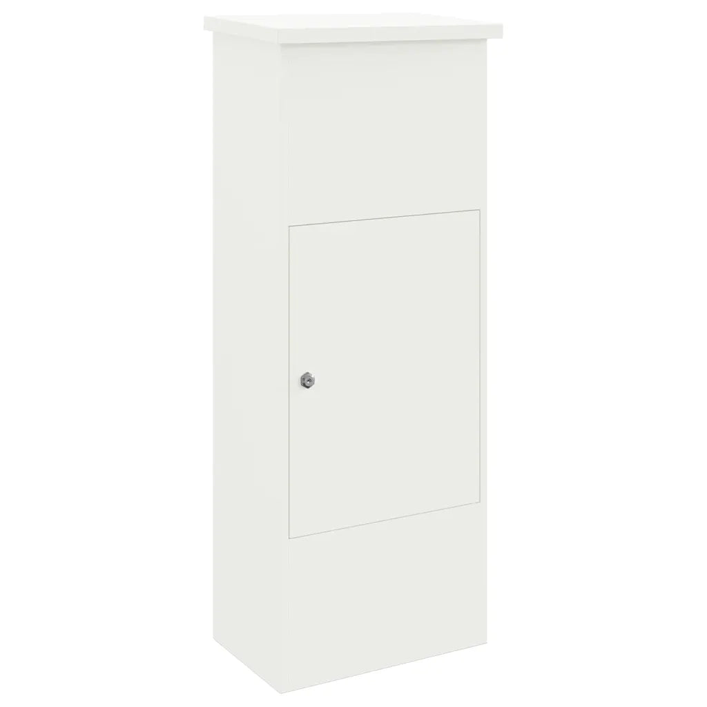 Cassetta per pacchi Bianco 44,5 x 29 x 110,5 cm Acciaio 874927