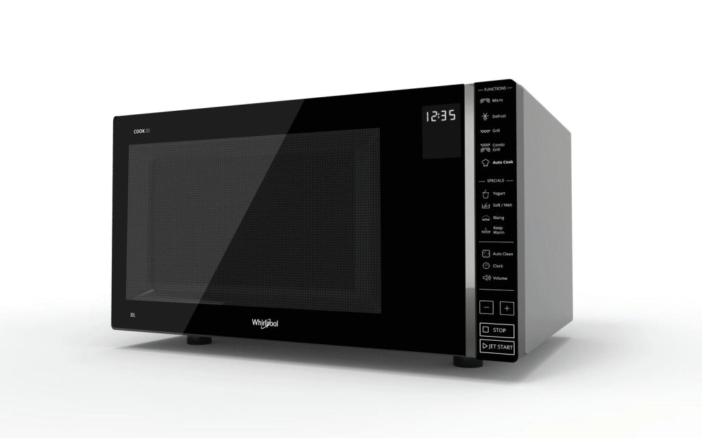 Whirlpool MWP 303 SB Superficie piana Microonde combinato 30 L 900 W Nero, Argento