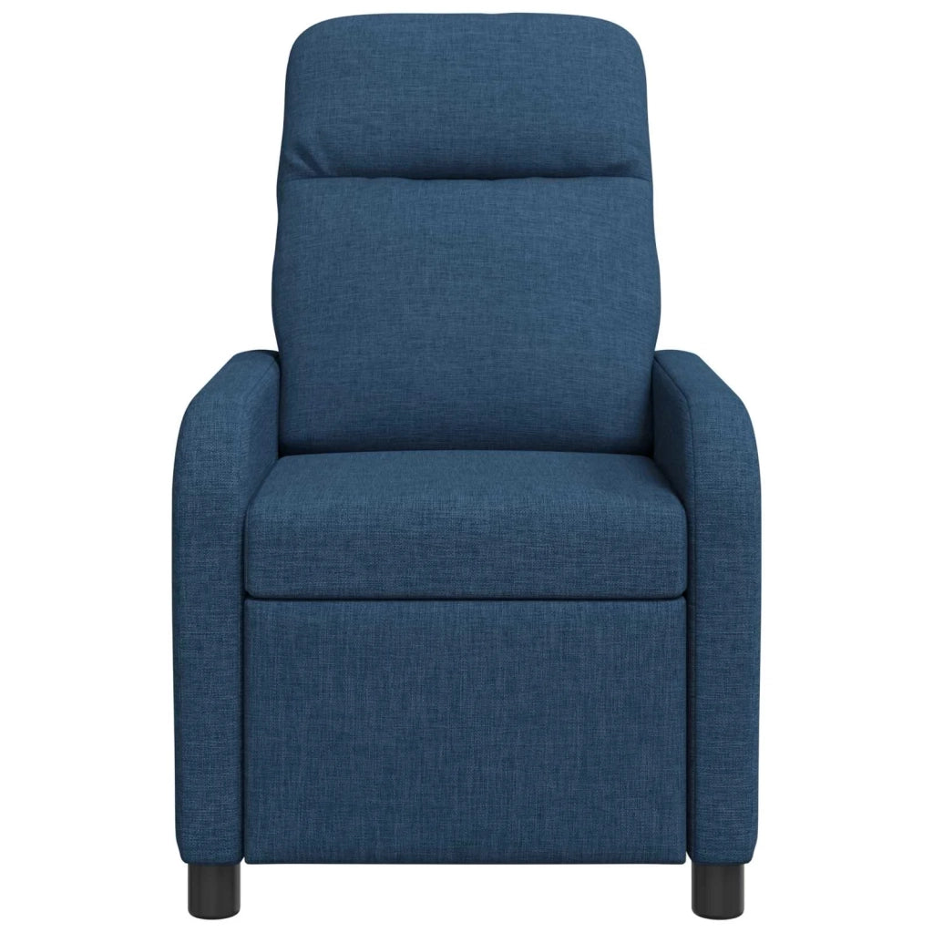 Divano Sedia-Poltrona reclinabile Blu Tessuto 284697