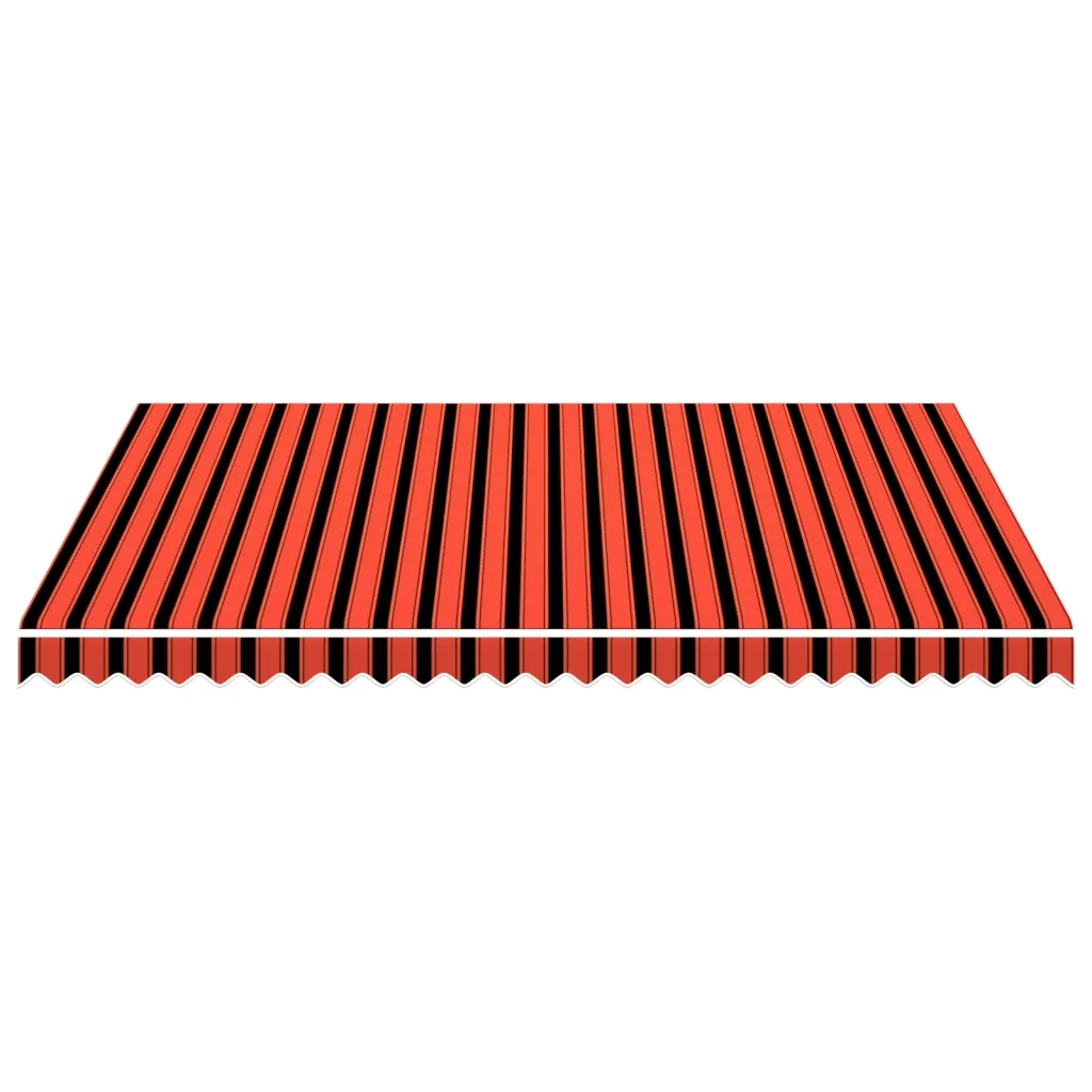 Tenda da Sole in Tela Arancione e Marrone 350x250 cm cod mxl 55384