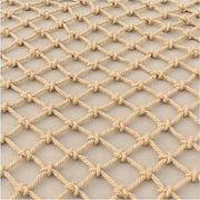 Impianto di sicurezza esterno per carichi anti-valnet fitness rete di juta 6 mm x 15 cm - scala a corda per carichi (1x10 m)