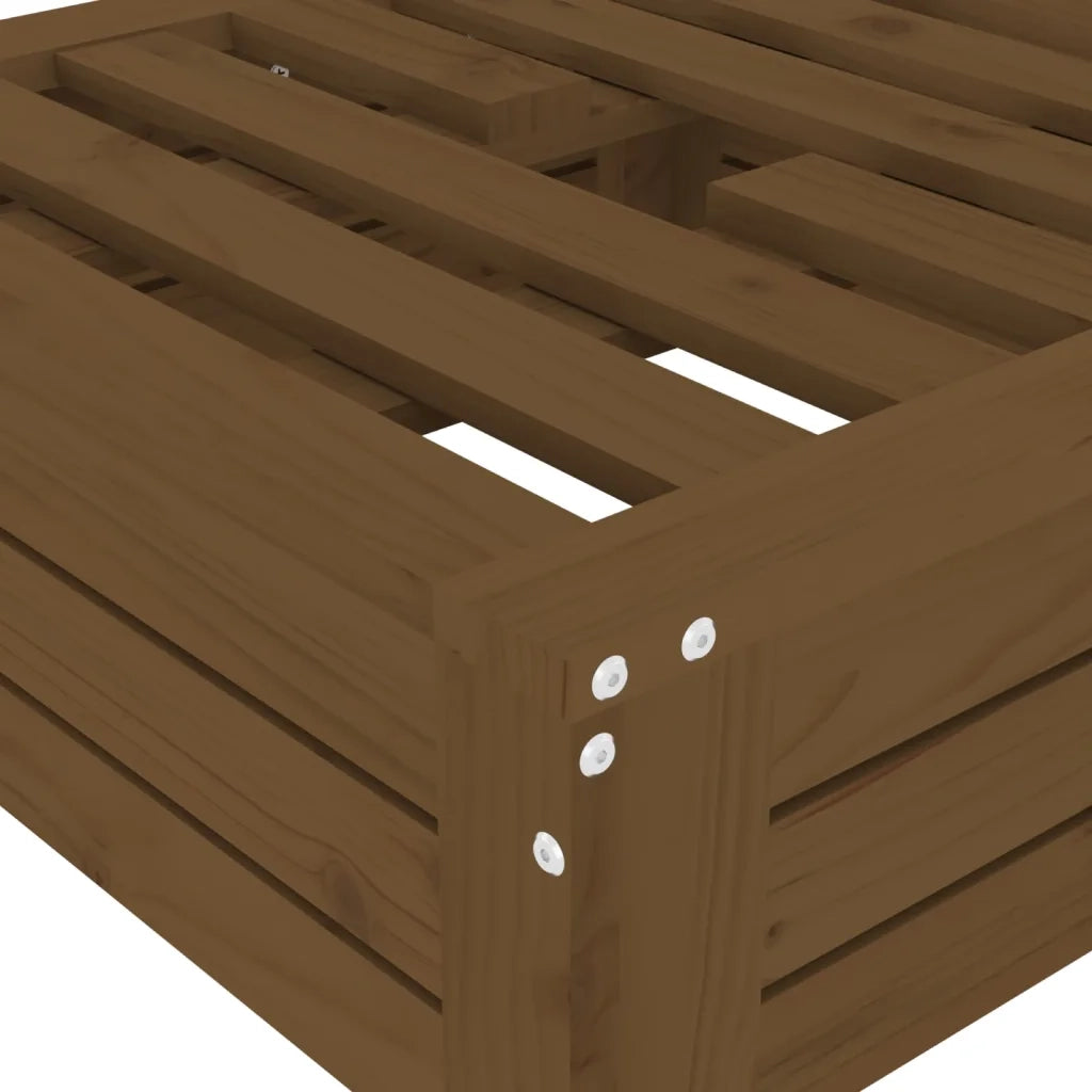 Copertura per Base Ombrellone Ambra in Legno Massello di Pino 825334