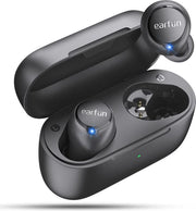 Cuffie in-orecchio Bluetooth con audio Hi-Fi aptX, 4 microfoni, CVC 8.0 per chiamate chiare, 60 ms bassa latenza, basso profondo e protezione IPX7 dall'acqua