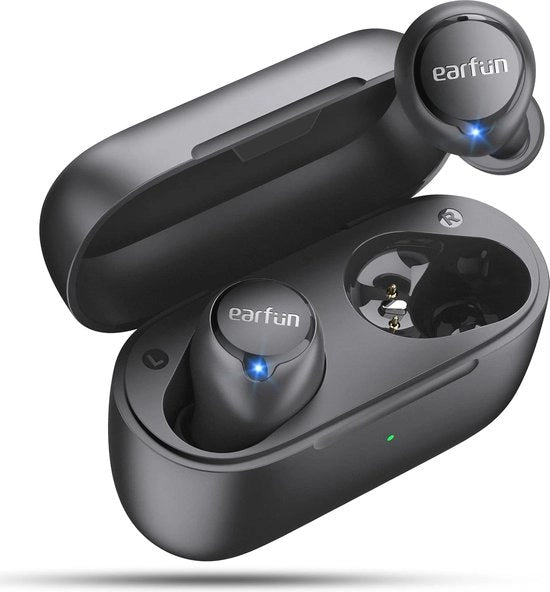 Cuffie in-orecchio Bluetooth con audio Hi-Fi aptX, 4 microfoni, CVC 8.0 per chiamate chiare, 60 ms bassa latenza, basso profondo e protezione IPX7 dall'acqua