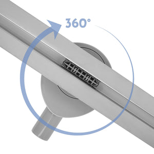 Canalina Di Scarico Rea Filo Nickel Brush 80