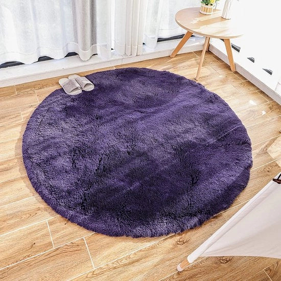 Tappeto in Plush con Tessuto a Pile Alta per Soggiorno e Camera da Letto