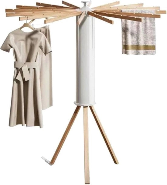Droghetto pieghevole per abbigliamento - Legno di cipresso - Max. Capacità 40 kg