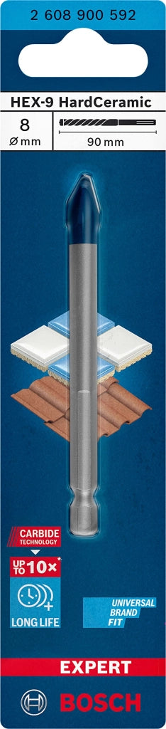 Punta Expert Hex 9 Hardceramic Ø Mm 8 x 90 Bosch