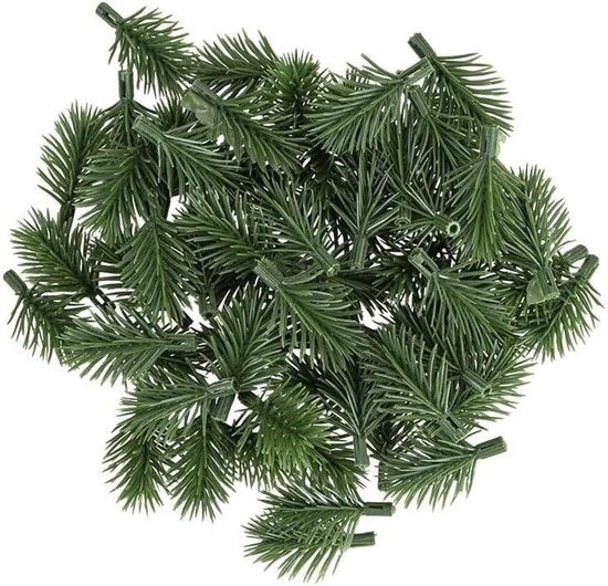 Decorative aghi per decorazione della corona di Natale - Verde - Set da 60 pezzi - Arte - 4cm di lunghezza