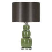 Lampada da Tavolo VKH180, Verde, Metallo, 33x33x57 cm